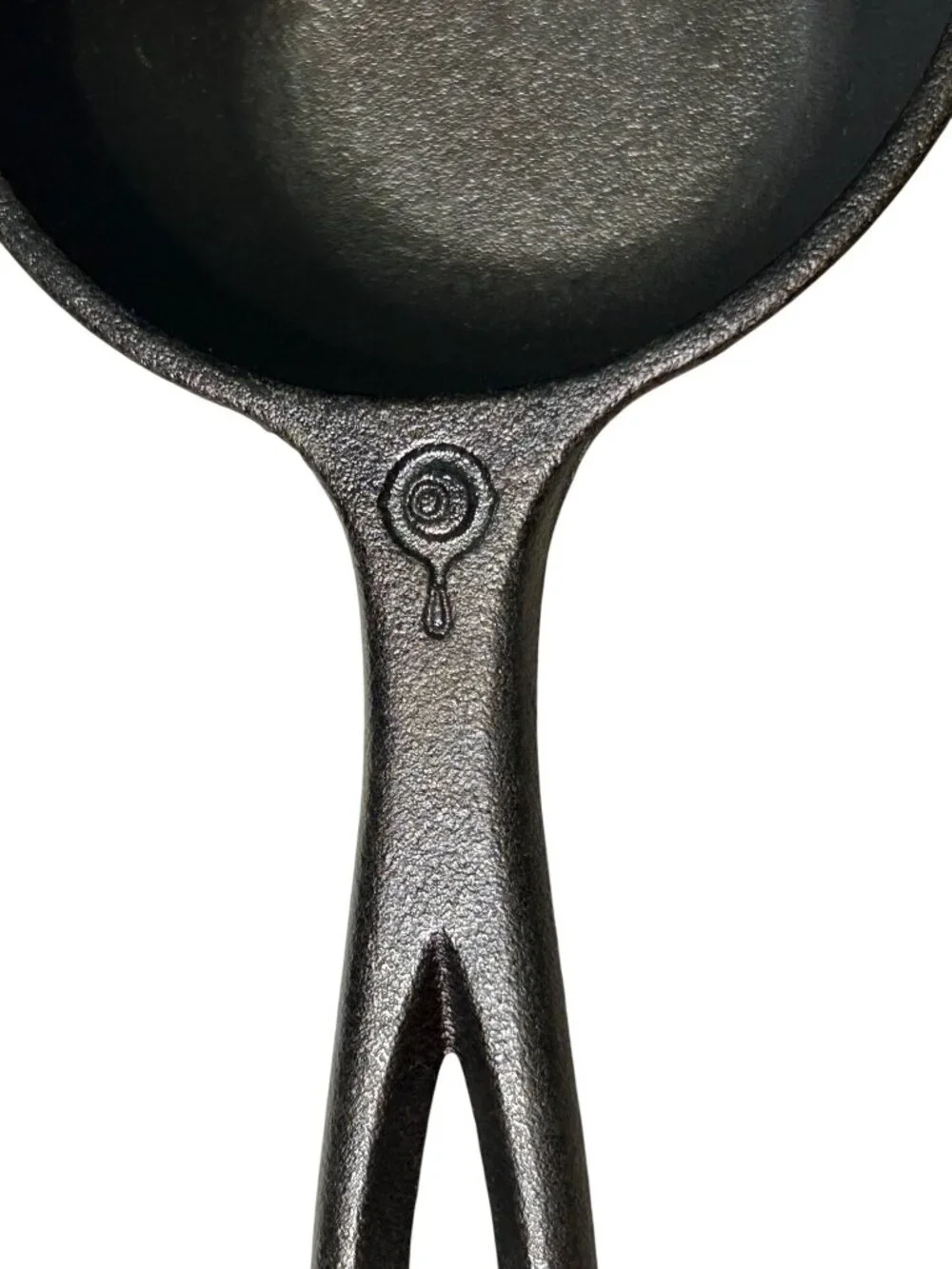 Lodge Cast Iron Melting Pot #2 USA MP Handle 2 Pour Spouts Collectible Seasoned